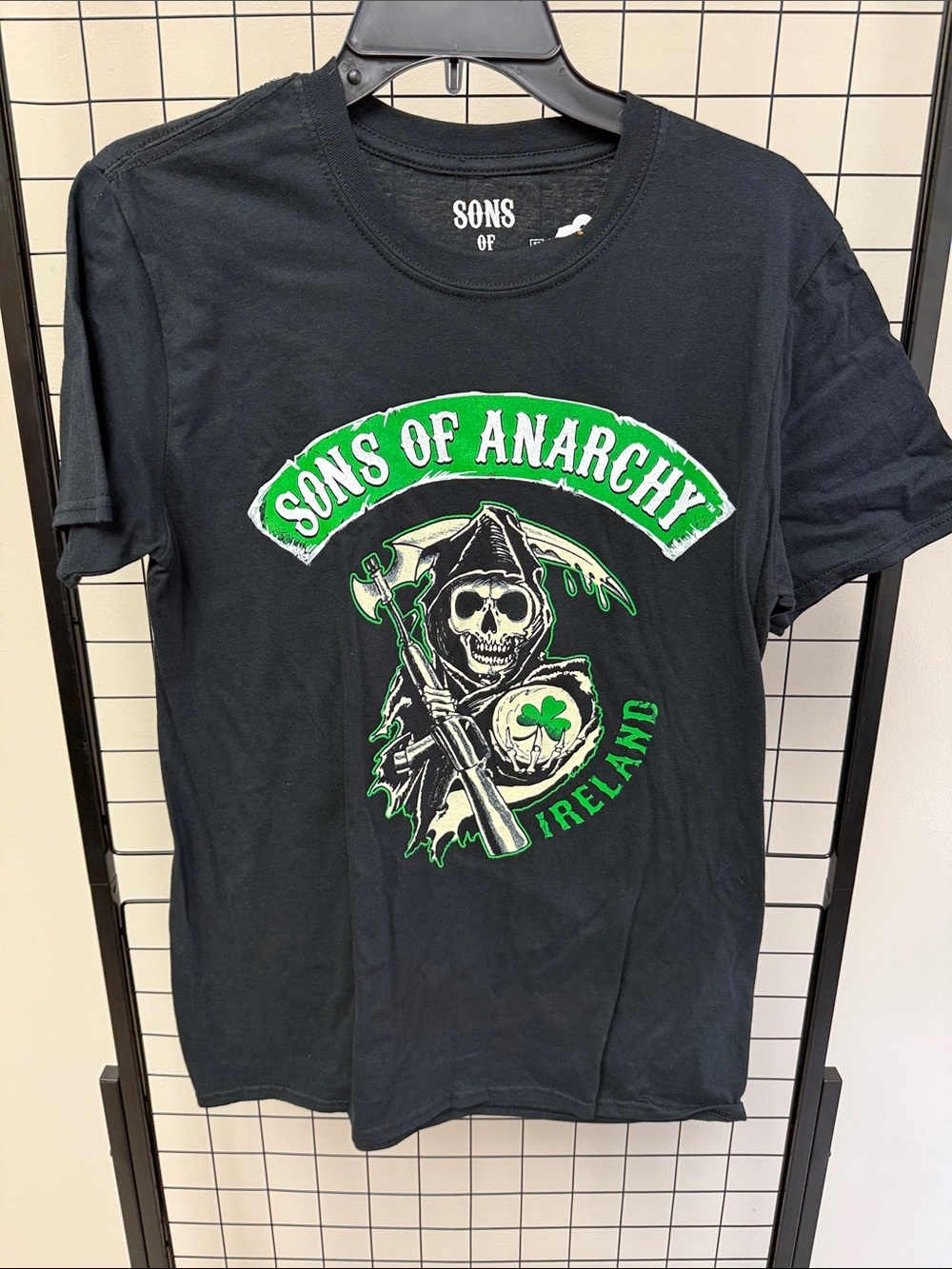 Sons of Anarchy Ireland Graphic Tee - Black & Green
